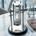 Engraved Hourglass Sand Timer | Personalized Metal & Glass Desk Decor